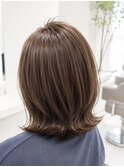 30代40代髪質改善似合わせ外ハネくびれワンカールレイヤーボブ