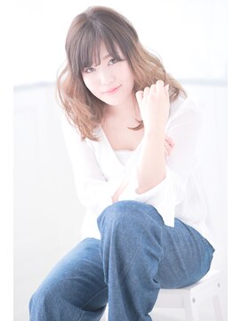 ミエルヘアーエスト 新宿店(mielhair est) グラデーションセミロング