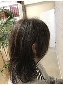 Aラインのシフォンウェーブ