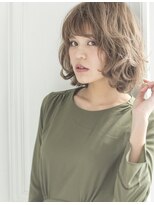 シャンプー 本店(SHAMPOO)&nbsp;軽やわウェーブのボブスタイル