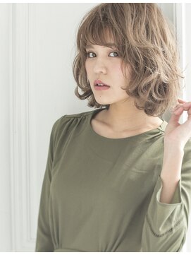 シャンプー 本店(SHAMPOO) 軽やわウェーブのボブスタイル
