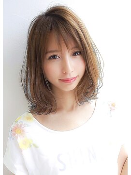 アグ ヘアー シーバス 薩摩川内店(Agu hair chivas) 《Agu hair》柔らか色っぽボブ 大人かわいい 小顔
