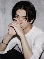 ピチカート(pizzicato) 前下がりセンターパート　ブルーブラック