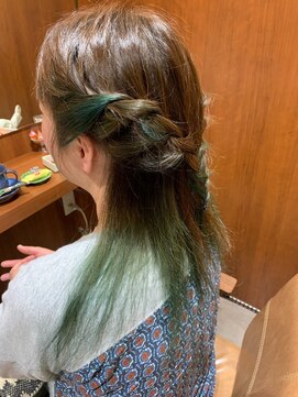 美容室 ブークル(BOUCLE) インナーカラー