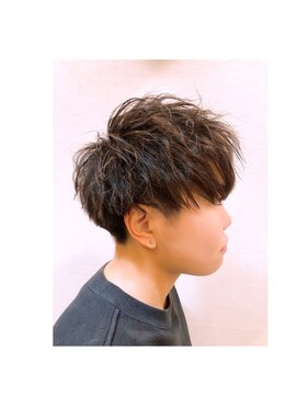 美容室さかもと 本店 刈り上げマッシュ