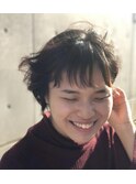 オン眉ショート