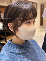 ビューイースト 亀戸 錦糸町(VIEW EAST)&nbsp;イヤリングカラー/ショートボブ/ミルクティー