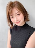 デザインカラーチョコレート大人ガーリープリカールショート桐山