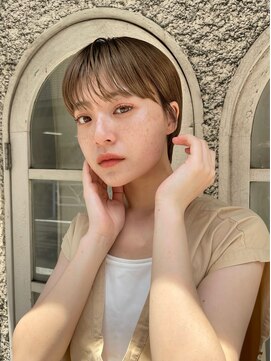 ノーム(norm) マッシュショート/ベージュ/デザインカラー/似合わせカット/