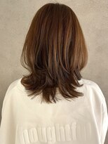 フリップビーアヴェダ(FLIP B AVEDA)&nbsp;本八幡×レイヤー×セミロング×小顔カット