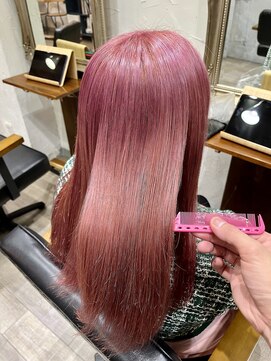 バトヘアー 渋谷本店(bat hair) コーラルピンク
