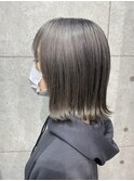 外ハネボブ×シルバーグレージュ