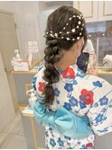 浴衣着付け ヘアセット 横浜