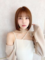 シーシンジュク 新宿南口(Sea shinjuku)&nbsp;韓国風前髪×シルキーベージュ【髪質改善/新宿/デザインカラー】