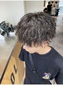 刈り上げマッシュ×ツイスパ 無造作ヘア