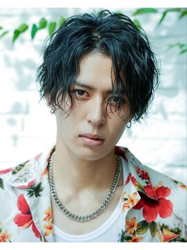 オーシャントーキョー 渋谷(OCEAN TOKYO) ツイストスパイラルパーマセンターパート