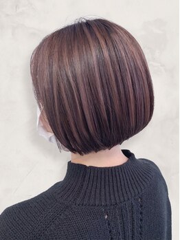 美容室 ファクト(fact)の写真/【TOKIOカラーでうる艶】カラー技術に定評のあるfact。髪にも頭皮にも負担の少ないつやカラーが得意◎