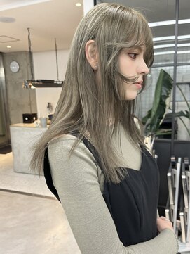 アンドスタイル(&style) 【大名店　江藤】オリーブブラウン　ケアブリーチカラー