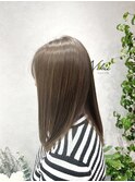 透明感グレージュ☆縮毛矯正×TOKIO【髪質改善】