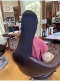 人生初の髪質改善！艶髪ストレート