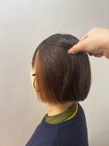 インパークス 町屋店(hair stage INPARKS)&nbsp;インナーカラーオレンジ
