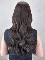 アルバム 銀座(ALBUM GINZA)&nbsp;ナチュラルロングヘア_ピンクブラウン切りっぱなしボブ_ba478721