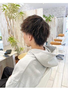 ラグ(RAG) 【men's】ツイストスパイラル×束感ショートby 副店長 伊藤