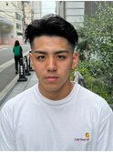 【LUDLOW BLUNT】ツーブロック アイロンパーマ 癖毛風パーマ