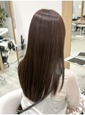 サラ艶ロング髪質改善×透明感カラーL66