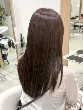 ノエシキカ(noe sikika) サラ艶ロング髪質改善×透明感カラーL66