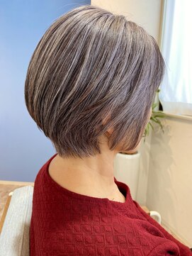 ココピコ(COCOPICO) ショートボブ　アッシュパープルブラウン