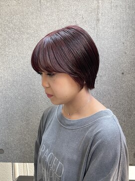 スタイル スマート サロン(STYLE smart salon) ボルドーカラー×大人ショート