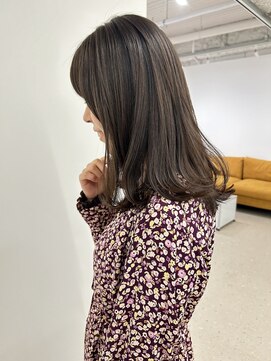 ノウハウ タニマチ(KNOWHOW tanimachi) 顔まわりレイヤー透明感ベージュカラー