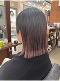 木村法子【グラデーションカラー×切りっぱなしボブ】