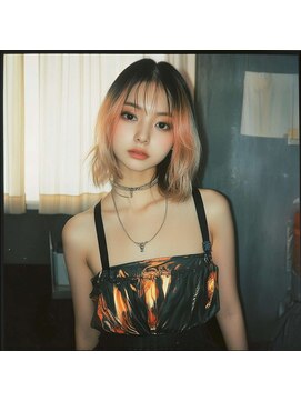 ヘアーメイク コラソン(hair make corazon) 【コラソン】インナー　ブリーチ　カラー艶髪スタイル01