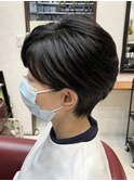 すっきりショートヘア