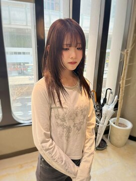 エイト 難波店(EIGHT namba) グレージュ/難波/ブリーチ/ボブ/レイヤー/ダブルカラー/心斎橋