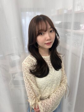 ハピネス 梅田茶屋町店(HAPPINESS) 韓国風レイヤーカット×ブリーチなしカラー