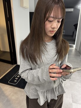 ナンバー 竪町(number+) 10代20代30代大人かわいい韓国風アッシュブラウン