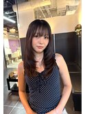 韓国風ハッシュレイヤー×ショコラブラウン
