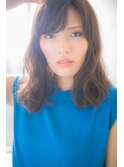 *+CUORE+*…流し前髪で大人レディ…抜け感セミディa