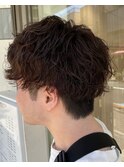 波巻きパーマ