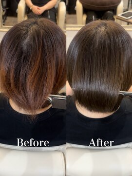 ブリエ(BRiLLER) 髪質改善カラー『グレージュ』