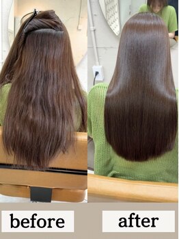 ツム(tumu)の写真/話題の髪質改善メニュー導入!髪のお悩みを解決しつつ,扱いやすい理想の美ストレートを叶えます。今池/千種