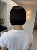 切りっぱなしボブ@20代30代40代