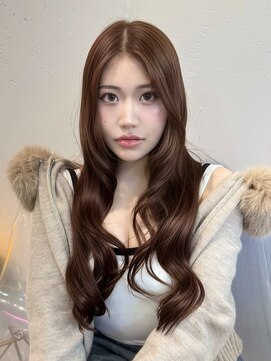 ルームバイシー 新宿(Loom. by Sea) 発色◎オレンジブラウン×小顔フォワード巻き