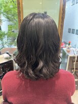 アメリ バイ アピッシュ(Amelie by apish)&nbsp;コテ巻き風パーマミックスパーマデジタルパーマ伸ばしかけパーマ