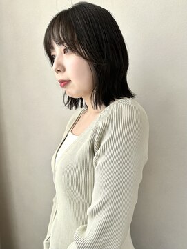 ラシアヘアー(LASIA HAIR) 【LASIA大分/牧駅徒歩5分】切りっぱなしボブ/ミディアムヘア