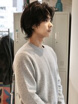 ウィム(wim)&nbsp;『メンズミディアムウルフ』ニュアンスパーマ/メンズミディアム