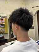 スキンフェードツーブロック